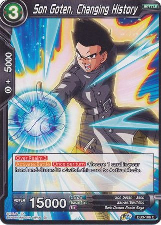 Son Goten, Changing History (DB3-106) [Giant Force] | North Valley Games