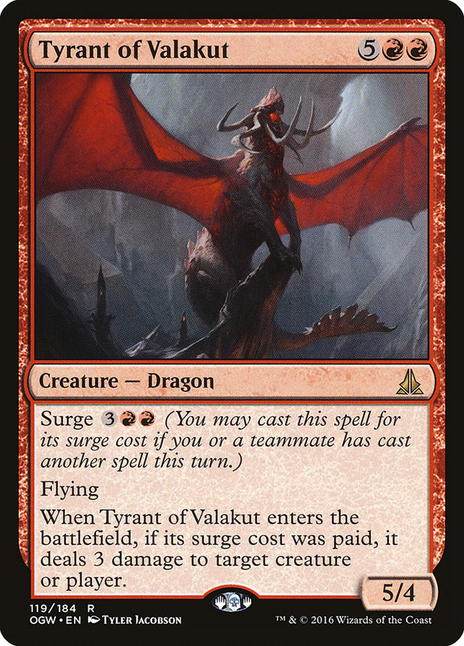 Tyrant of Valakut [Oath of the Gatewatch] | North Valley Games