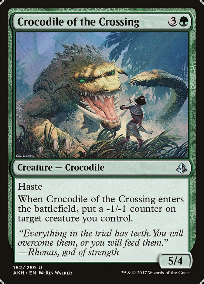 Crocodile of the Crossing [Amonkhet] | North Valley Games