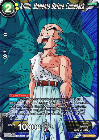 Krillin, Moments Before Comeback (BT11-097) [Vermilion Bloodline 2nd Edition] | North Valley Games