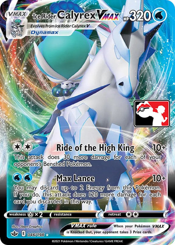 Ice Rider Calyrex VMAX (046/198) [Prize Pack Series One] | North Valley Games