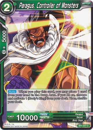 Paragus, Controller of Monsters (BT1-077) [Galactic Battle] | North Valley Games