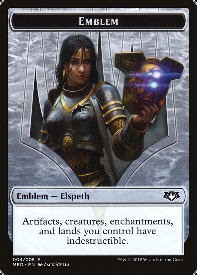 Elspeth, Knight-Errant Emblem [Mythic Edition Tokens] | North Valley Games