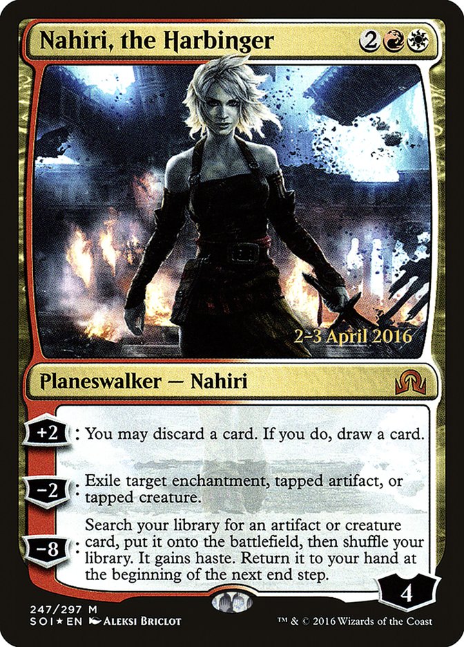 Nahiri, the Harbinger [Shadows over Innistrad Prerelease Promos] | North Valley Games