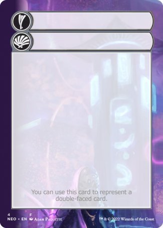 Helper Card (4/9) [Kamigawa: Neon Dynasty Tokens] | North Valley Games