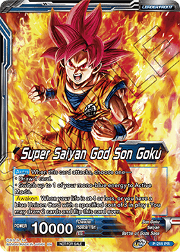 Super Saiyan God Son Goku // SSGSS Son Goku, Soul Striker Reborn (P-211) [Collector's Selection Vol. 2] | North Valley Games