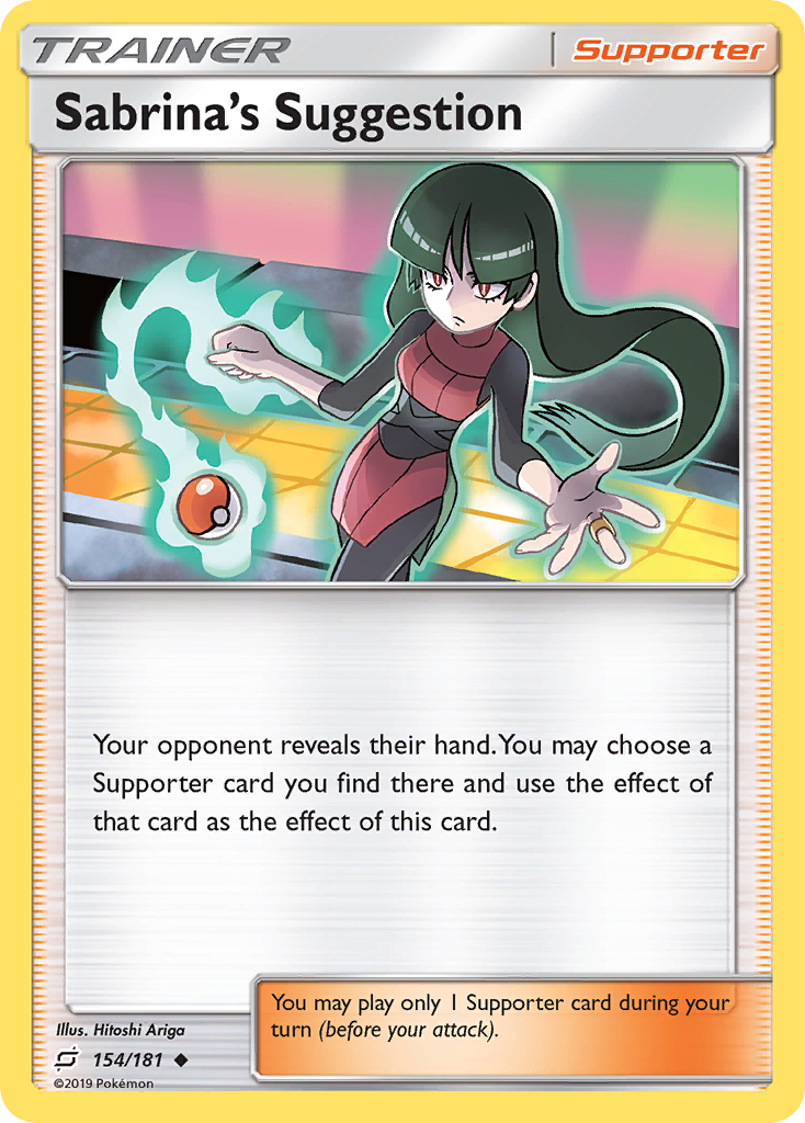 Sabrina's Suggestion (154/181) [Sun & Moon: Team Up] | North Valley Games