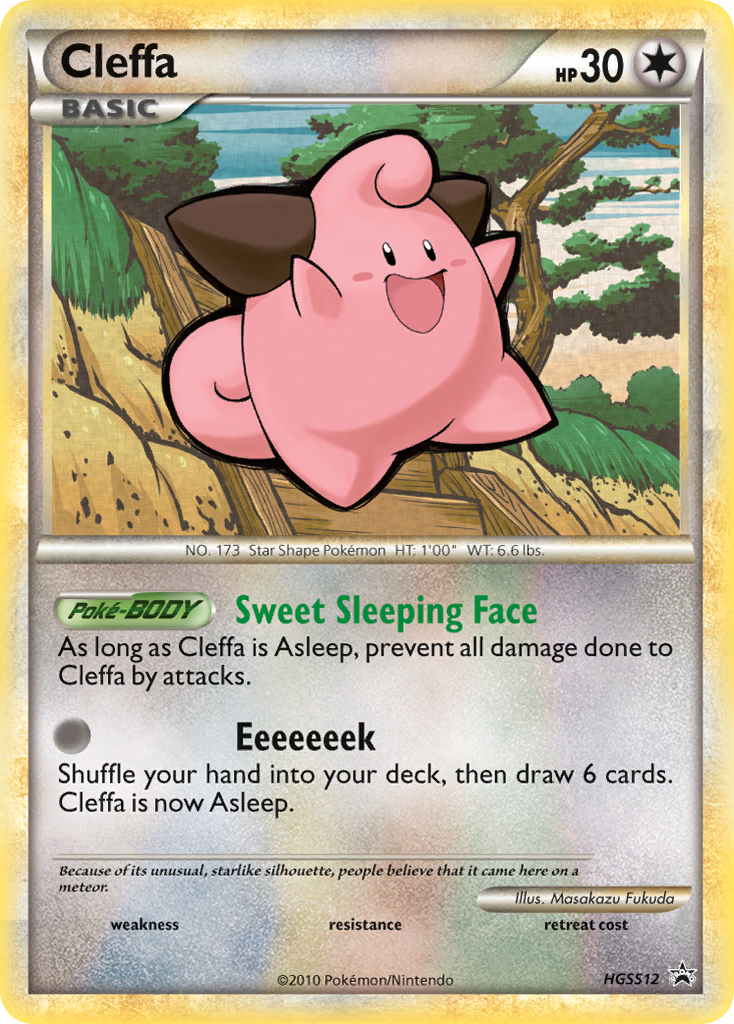 Cleffa (HGSS12) [HeartGold & SoulSilver: Black Star Promos] | North Valley Games