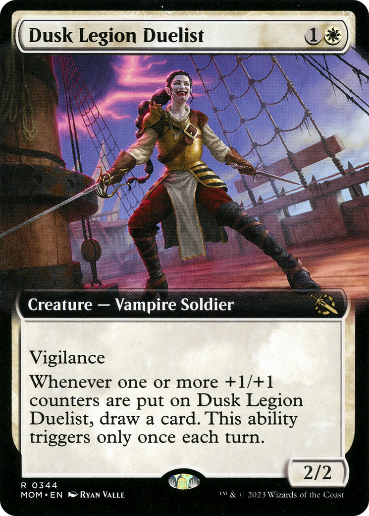 Dusk Legion Duelist (Extended Art) [March of the Machine] | North Valley Games
