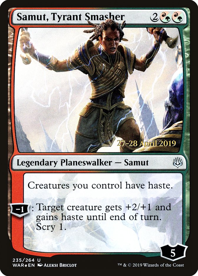 Samut, Tyrant Smasher [War of the Spark Prerelease Promos] | North Valley Games