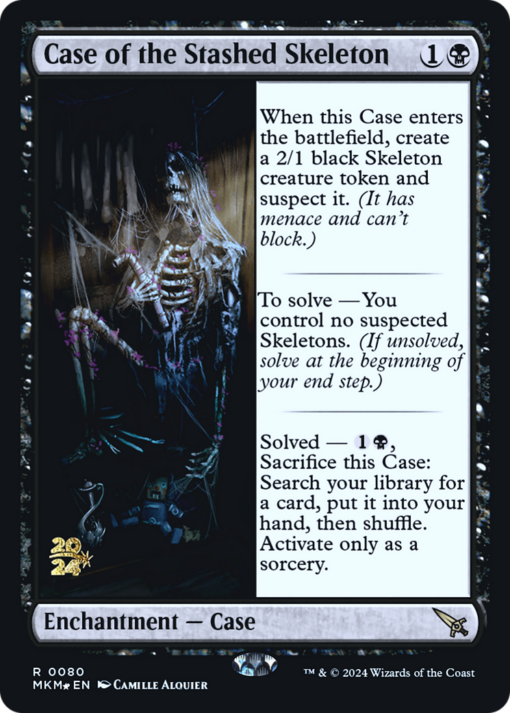 Case of the Stashed Skeleton [Murders at Karlov Manor Prerelease Promos] | North Valley Games