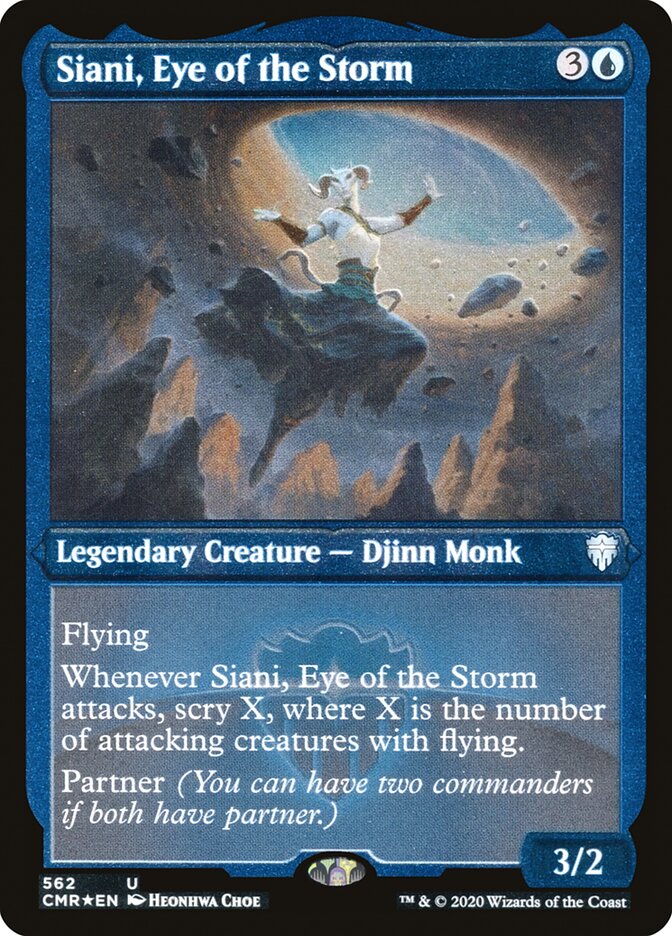 Siani, Eye of the Storm (Etched) [Commander Legends] | North Valley Games