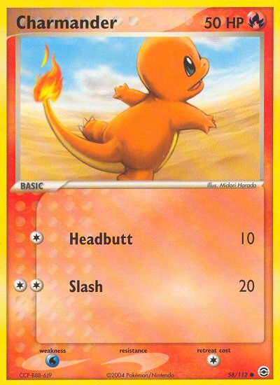 Charmander (58/112) [EX: FireRed & LeafGreen] | North Valley Games