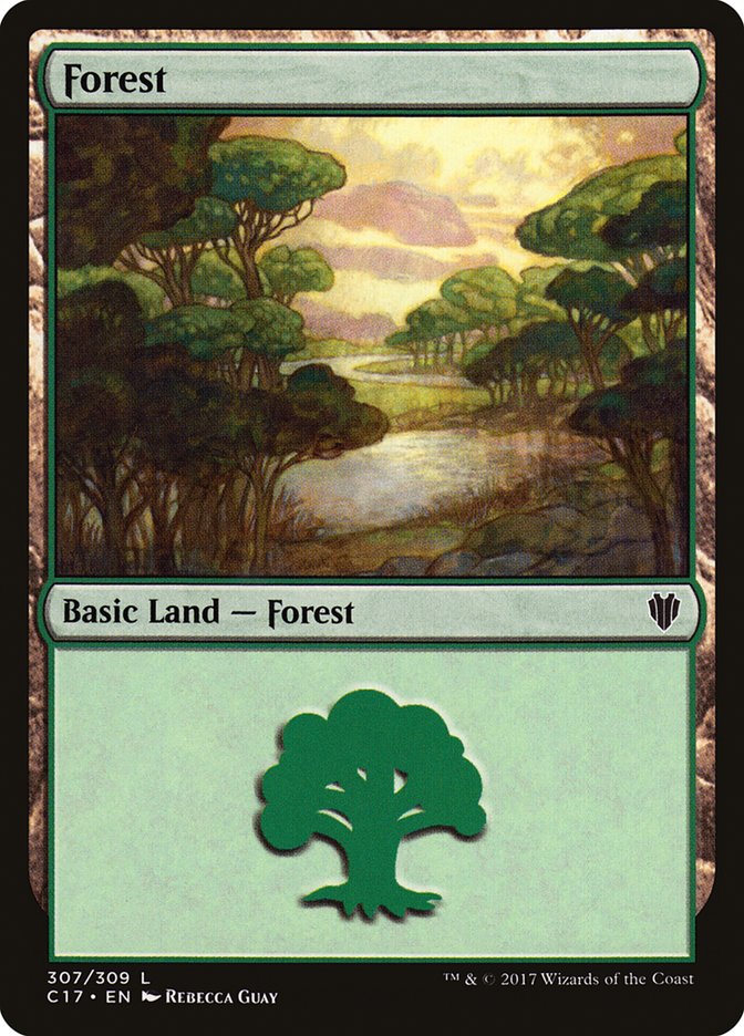 Forest (307) [Commander 2017] | North Valley Games
