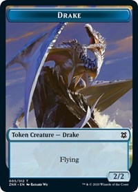 Drake // Insect Double-Sided Token [Zendikar Rising Tokens] | North Valley Games