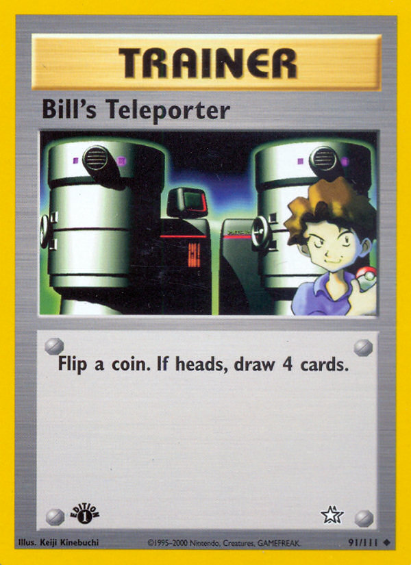Bill's Teleporter (91/111) [Neo Genesis 1st Edition] | North Valley Games