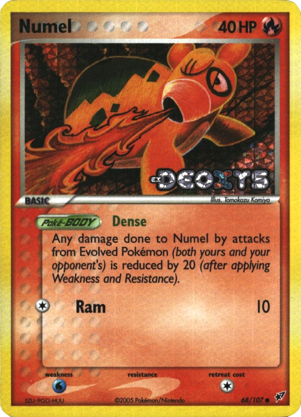 Numel (68/107) (Stamped) [EX: Deoxys] | North Valley Games