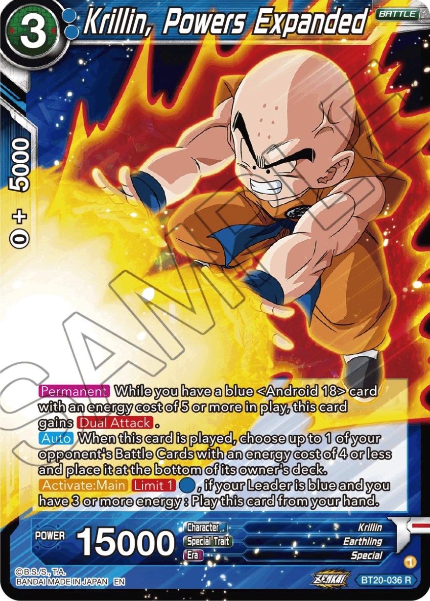 Krillin, Powers Expanded (BT20-036) [Power Absorbed] | North Valley Games