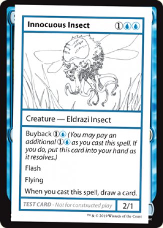 Innocuous Insect (2021 Edition) [Mystery Booster Playtest Cards] | North Valley Games