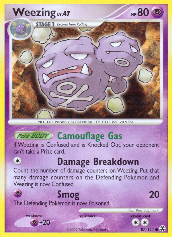 Weezing (87/111) [Platinum: Rising Rivals] | North Valley Games