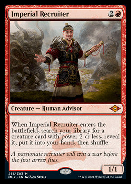 Imperial Recruiter (Foil Etched) [Modern Horizons 2] | North Valley Games