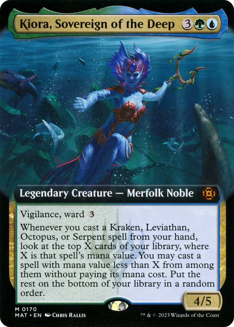 Kiora, Sovereign of the Deep (Extended Art) [March of the Machine: The Aftermath] | North Valley Games