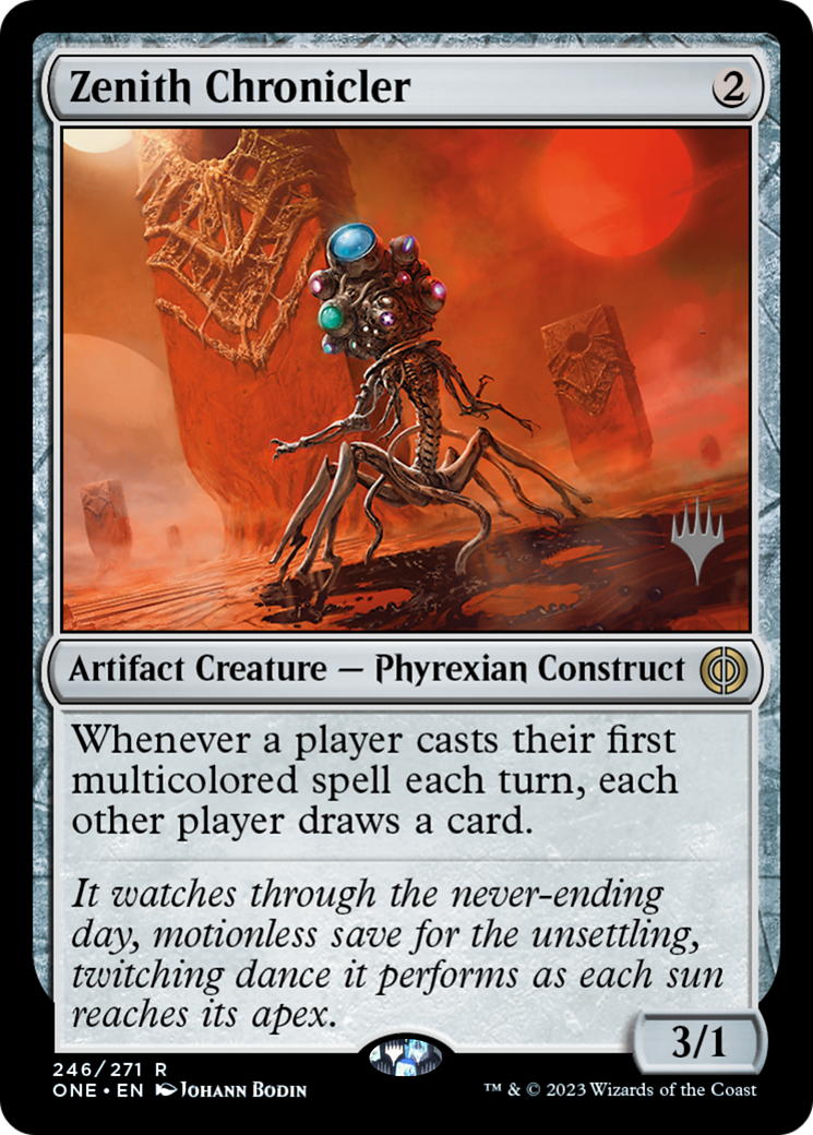 Zenith Chronicler (Promo Pack) [Phyrexia: All Will Be One Promos] | North Valley Games