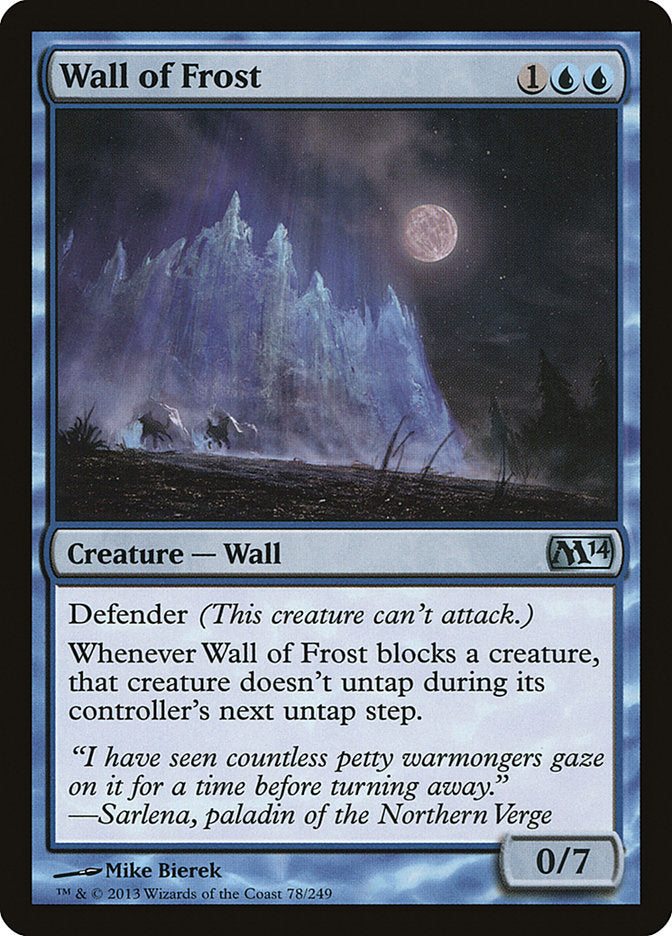 Wall of Frost [Magic 2014] | North Valley Games