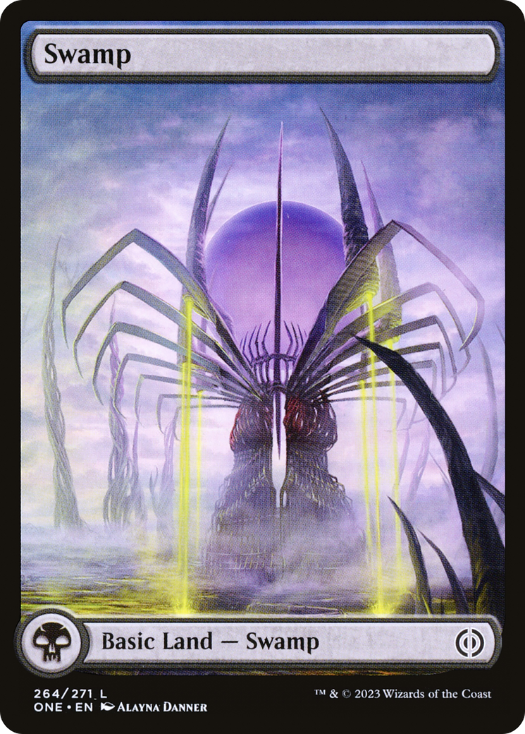 Swamp (264) (Full-Art) [Phyrexia: All Will Be One] | North Valley Games