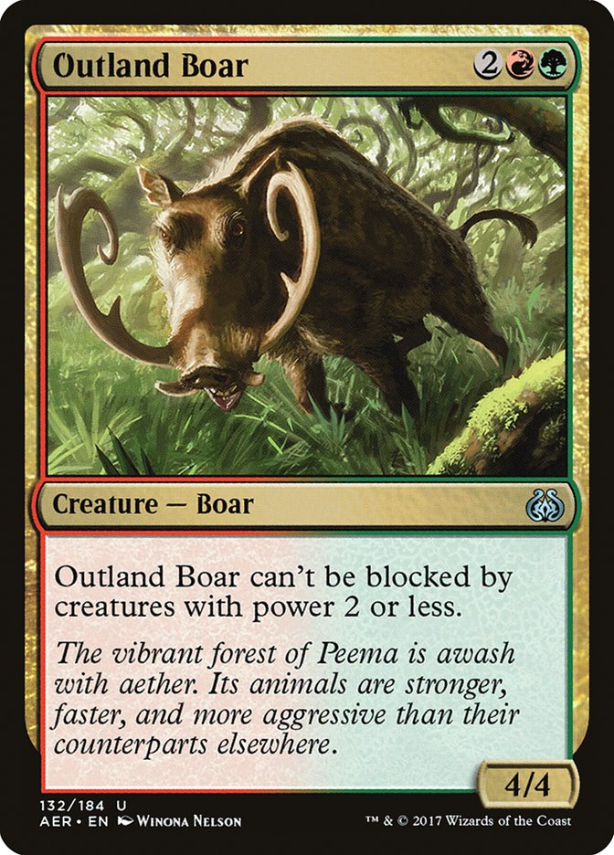Outland Boar [Aether Revolt] | North Valley Games