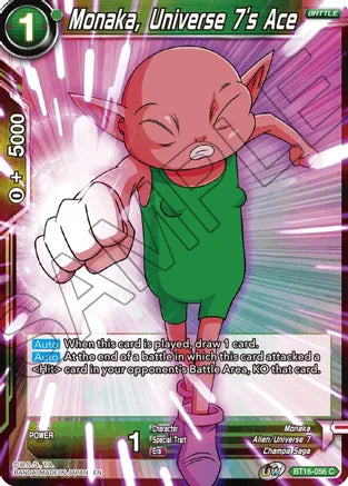 Monaka, Universe 7's Ace (BT16-056) [Realm of the Gods] | North Valley Games