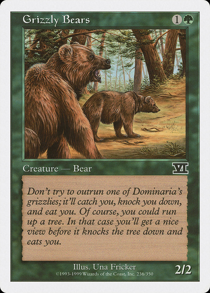 Grizzly Bears [Classic Sixth Edition] | North Valley Games