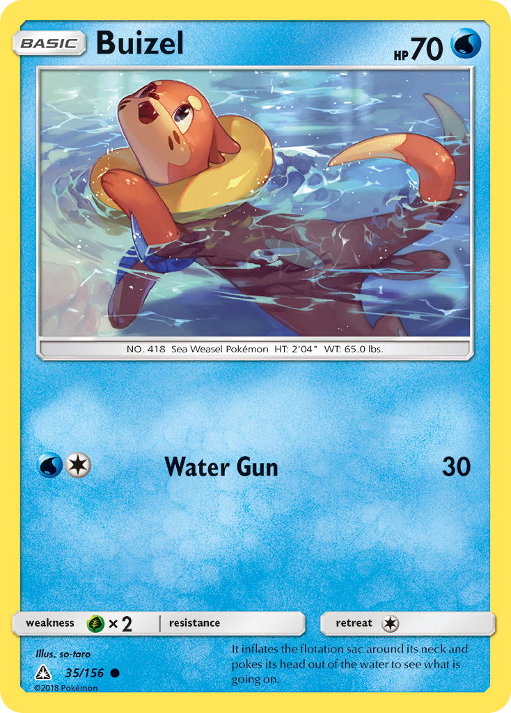 Buizel (35/156) [Sun & Moon: Ultra Prism] | North Valley Games