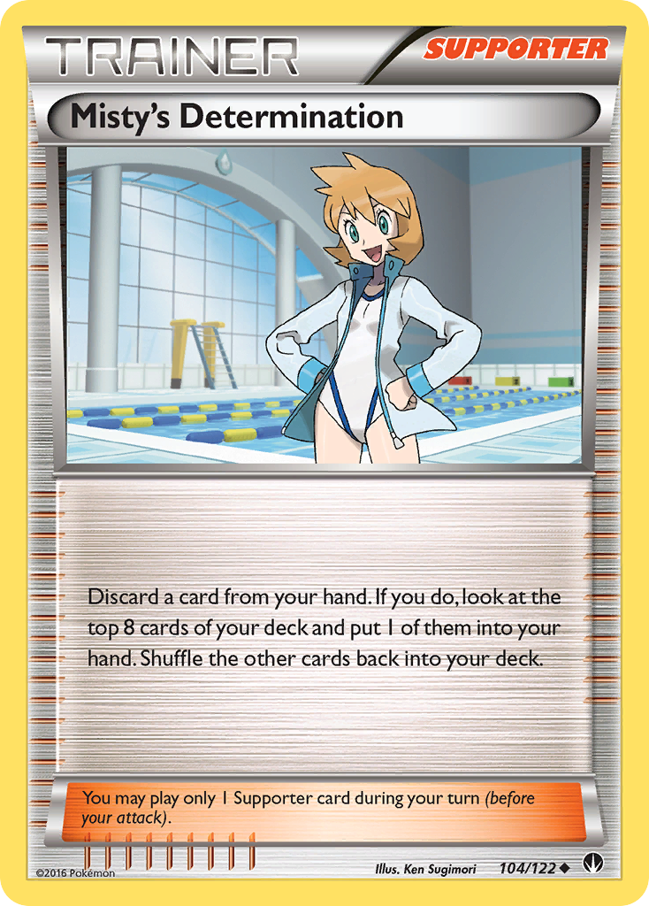 Misty's Determination (104/122) [XY: BREAKpoint] | North Valley Games