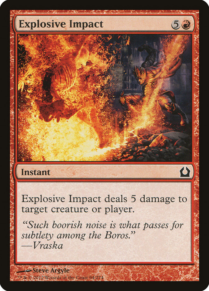 Explosive Impact [Return to Ravnica] | North Valley Games