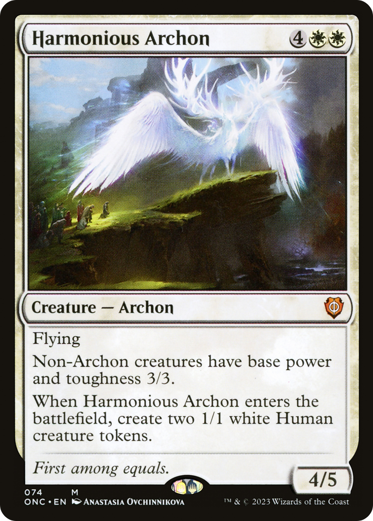 Harmonious Archon [Phyrexia: All Will Be One Commander] | North Valley Games
