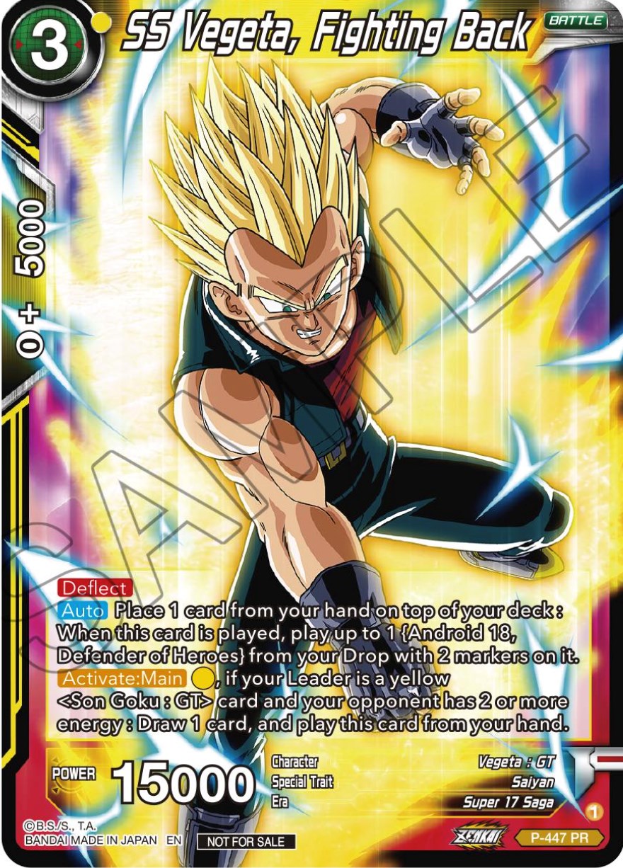 SS Vegeta, Fighting Back (P-447) [Tournament Promotion Cards] | North Valley Games