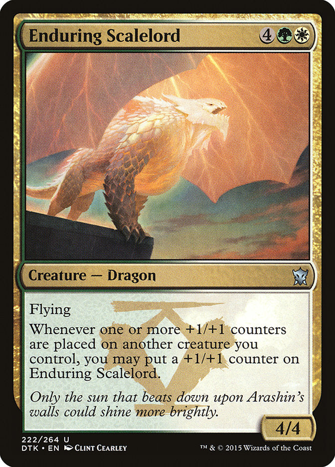 Enduring Scalelord [Dragons of Tarkir] | North Valley Games