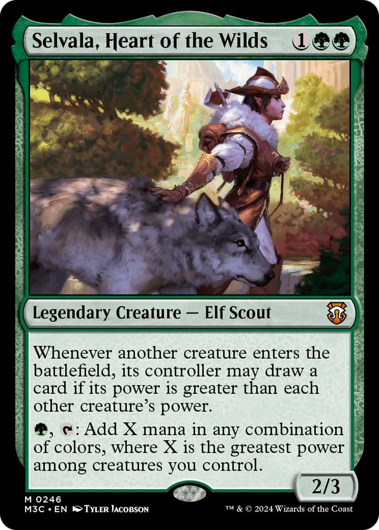 Selvala, Heart of the Wilds (Ripple Foil) [Modern Horizons 3 Commander] | North Valley Games