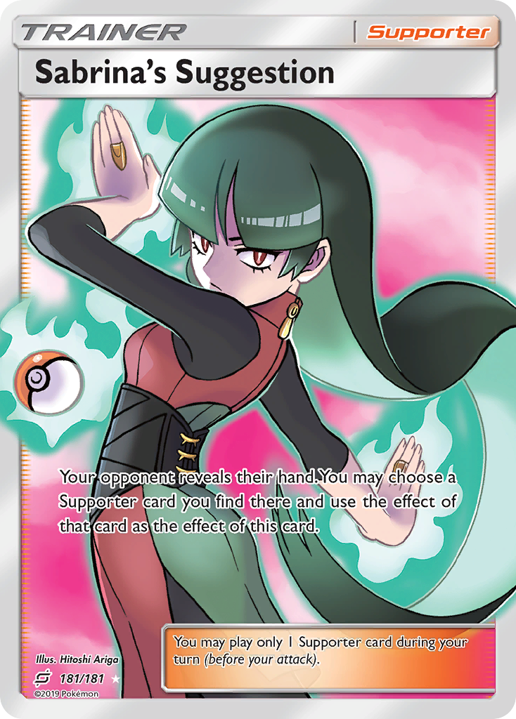 Sabrina's Suggestion (181/181) [Sun & Moon: Team Up] | North Valley Games