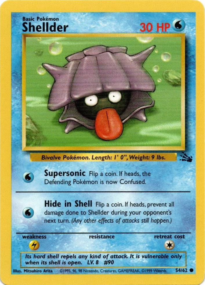 Shellder (54/62) [Fossil Unlimited] | North Valley Games