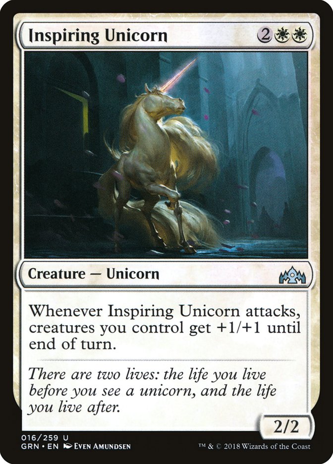 Inspiring Unicorn [Guilds of Ravnica] | North Valley Games