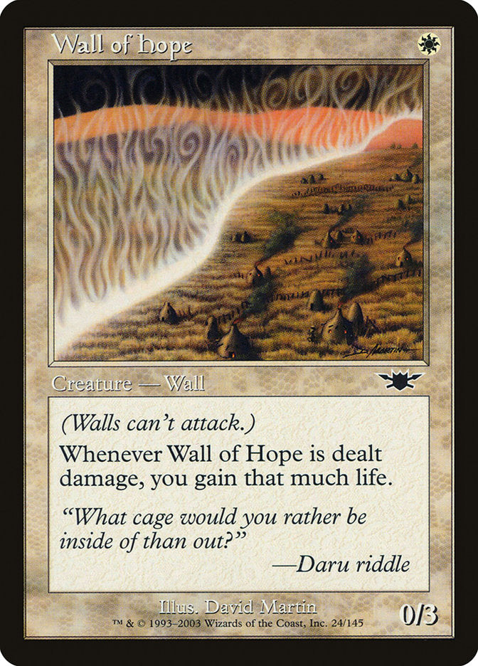 Wall of Hope [Legions] | North Valley Games