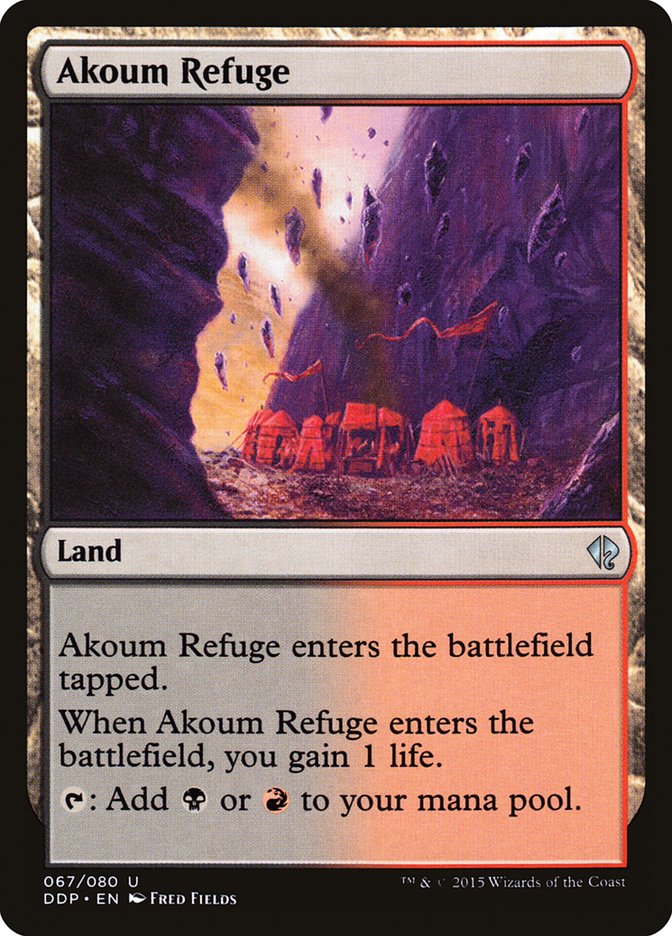 Akoum Refuge [Duel Decks: Zendikar vs. Eldrazi] | North Valley Games