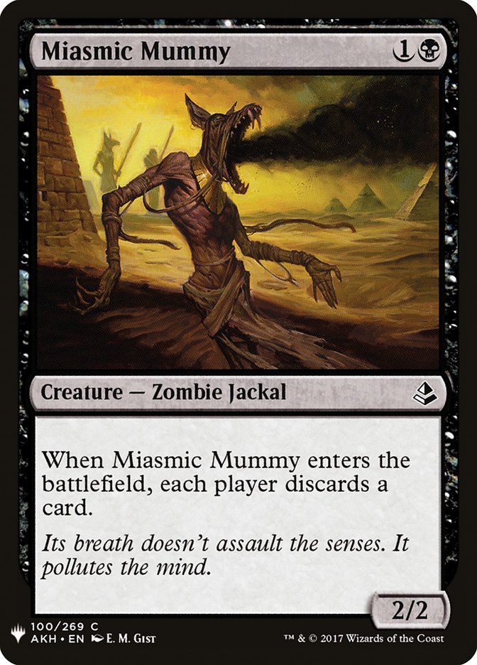 Miasmic Mummy [Mystery Booster] | North Valley Games