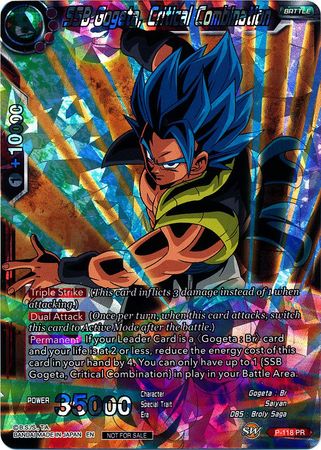 SSB Gogeta, Critical Combination (P-118) [Promotion Cards] | North Valley Games