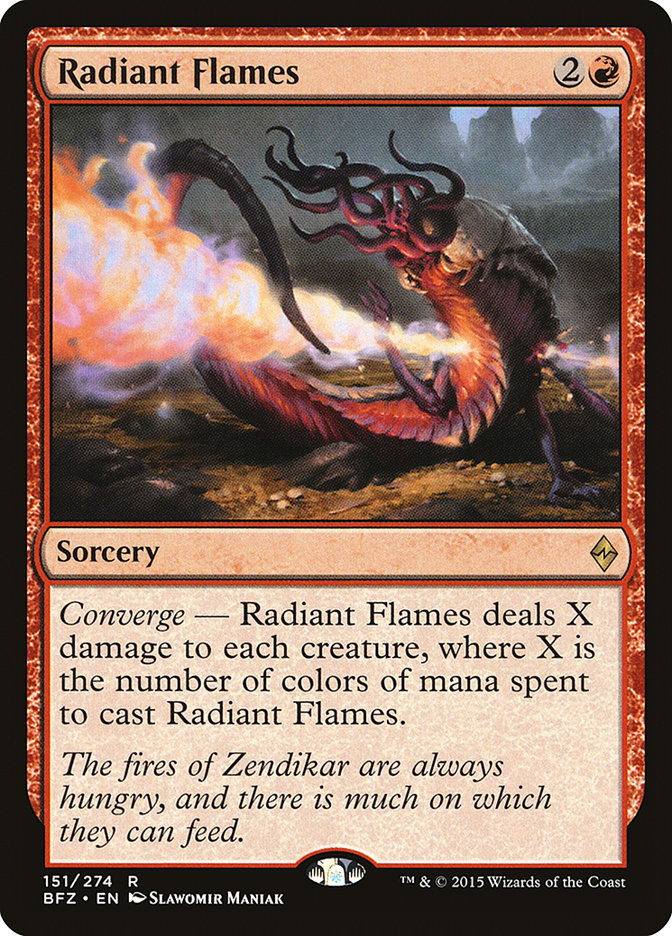 Radiant Flames [Battle for Zendikar] | North Valley Games