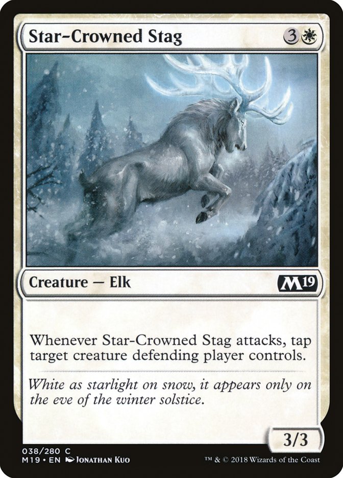 Star-Crowned Stag [Core Set 2019] | North Valley Games