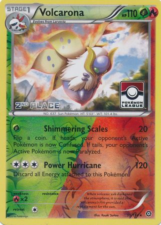 Volcarona (15/114) (League Promo 2nd Place) [XY: Steam Siege] | North Valley Games