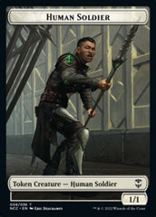 Eldrazi // Human Soldier Double-Sided Token [Streets of New Capenna Commander Tokens] | North Valley Games